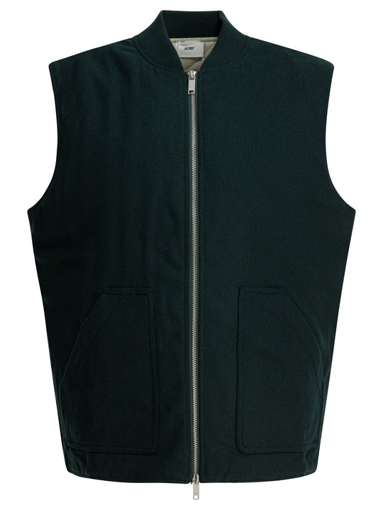 Sleeveless Wool Jacket Jackets And Coats Verde