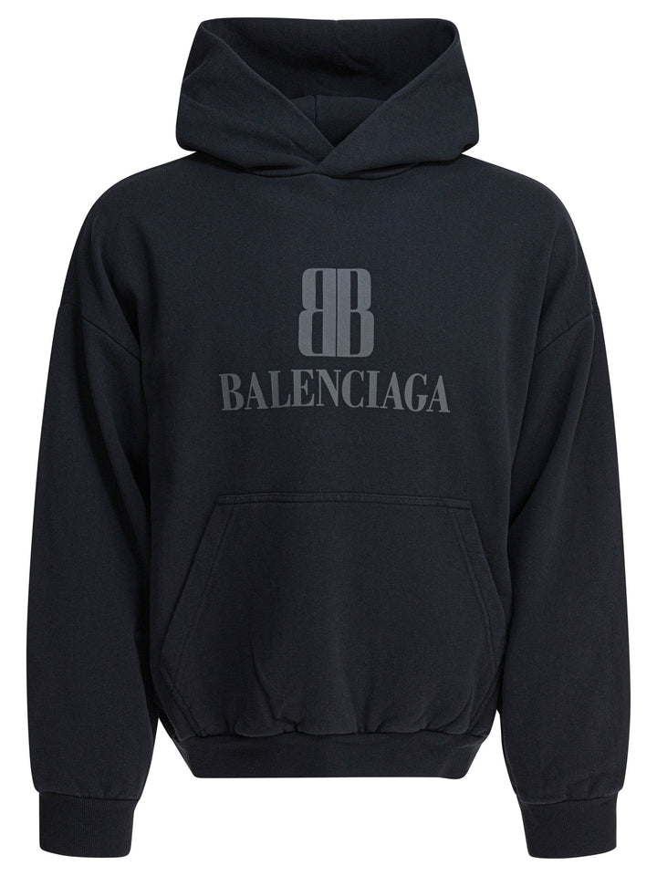 Balenciaga Nano Bb Sweatshirts - Nero | a155164fc86419924b09338169440214d6718162
