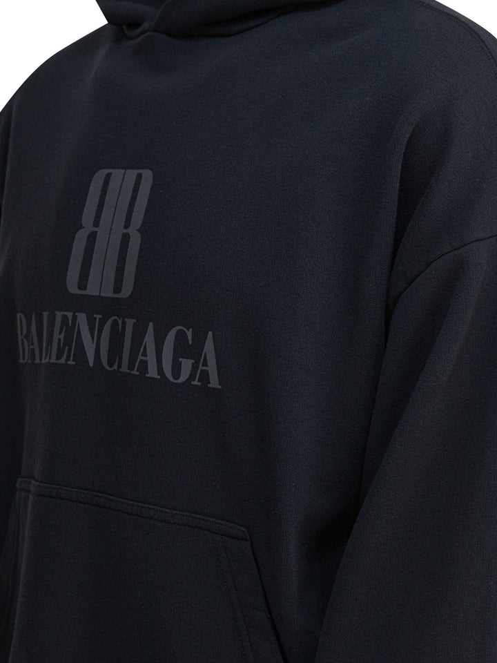 Balenciaga Nano Bb Sweatshirts - Nero | 648ae72c87c807a4de4e45a6b227045261f5bd69