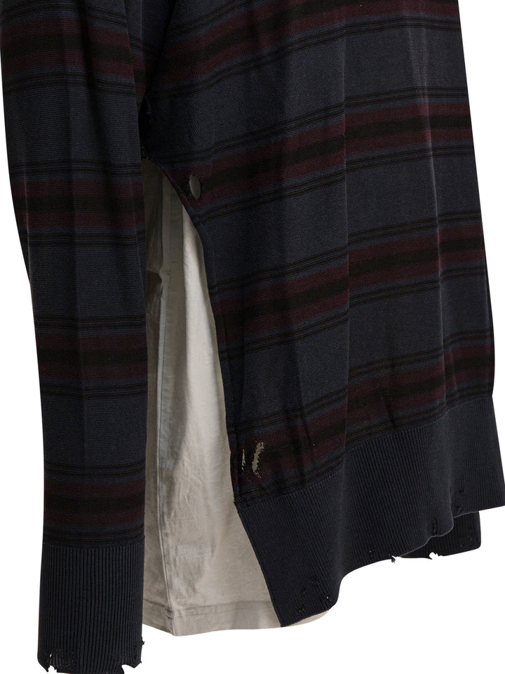 Balenciaga Layered Knitting Top - Nero | a33302b0b010b251da376764ee56dfb200a07e4a