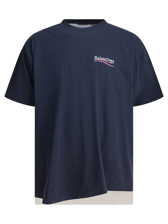 Political Campaign T-Shirts Blu