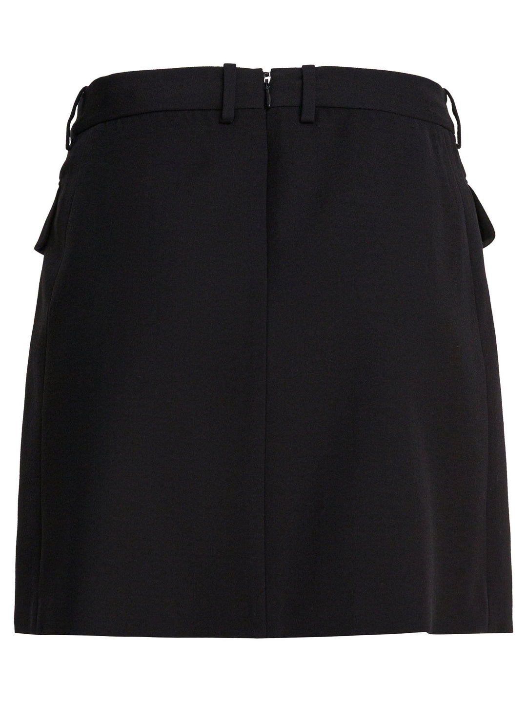 Balenciaga Viscose And Wool Twill Miniskirt Gonne - Nero | 3a7b2295ad706b8b7c43c2d99d41a2d804e0cb41