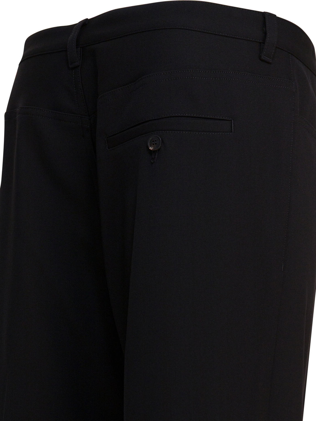 Balenciaga Wool Tailored Pants Trousers - Nero | edddc1e6b3cd89d1ed9bcb96cf6b6f6ba0fb6959