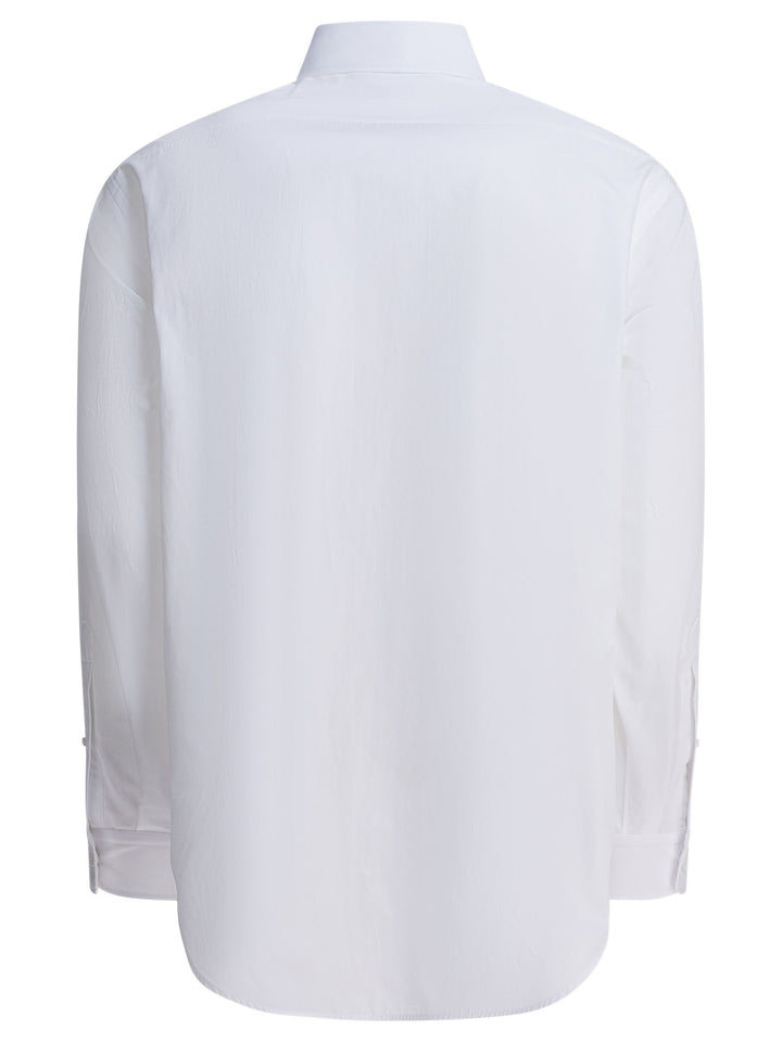 Balenciaga Cotton Shirt Shirts - Bianco | b45a4dad1e4569dfd477d41bd66c10d41e07b504