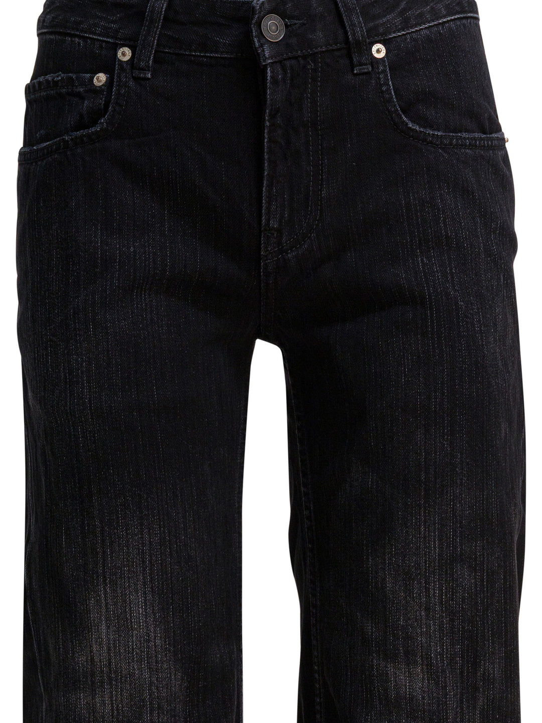 Balenciaga Wide Leg Jeans - Nero | e02ba692d6ffd5d92d0c9a0d5b3ab2e86ded2e40