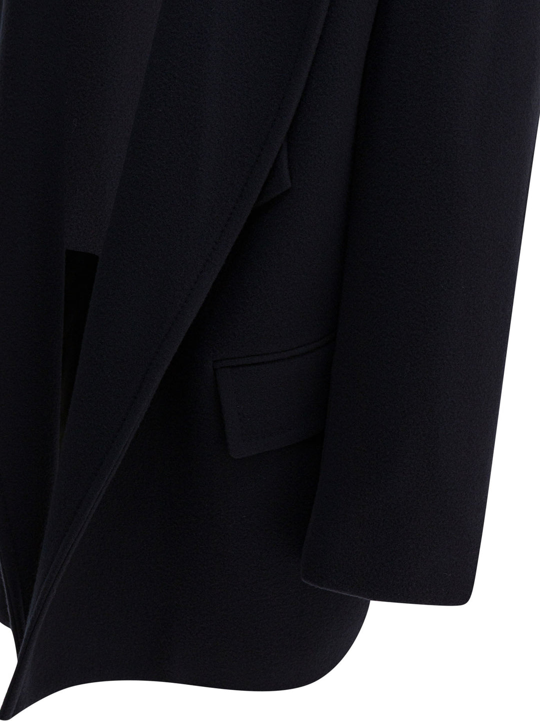 Balenciaga Short Coat With Hood Jackets and Coats - Blu | a2cf30362b85b13a00d95aba7945c34a1f0dea04