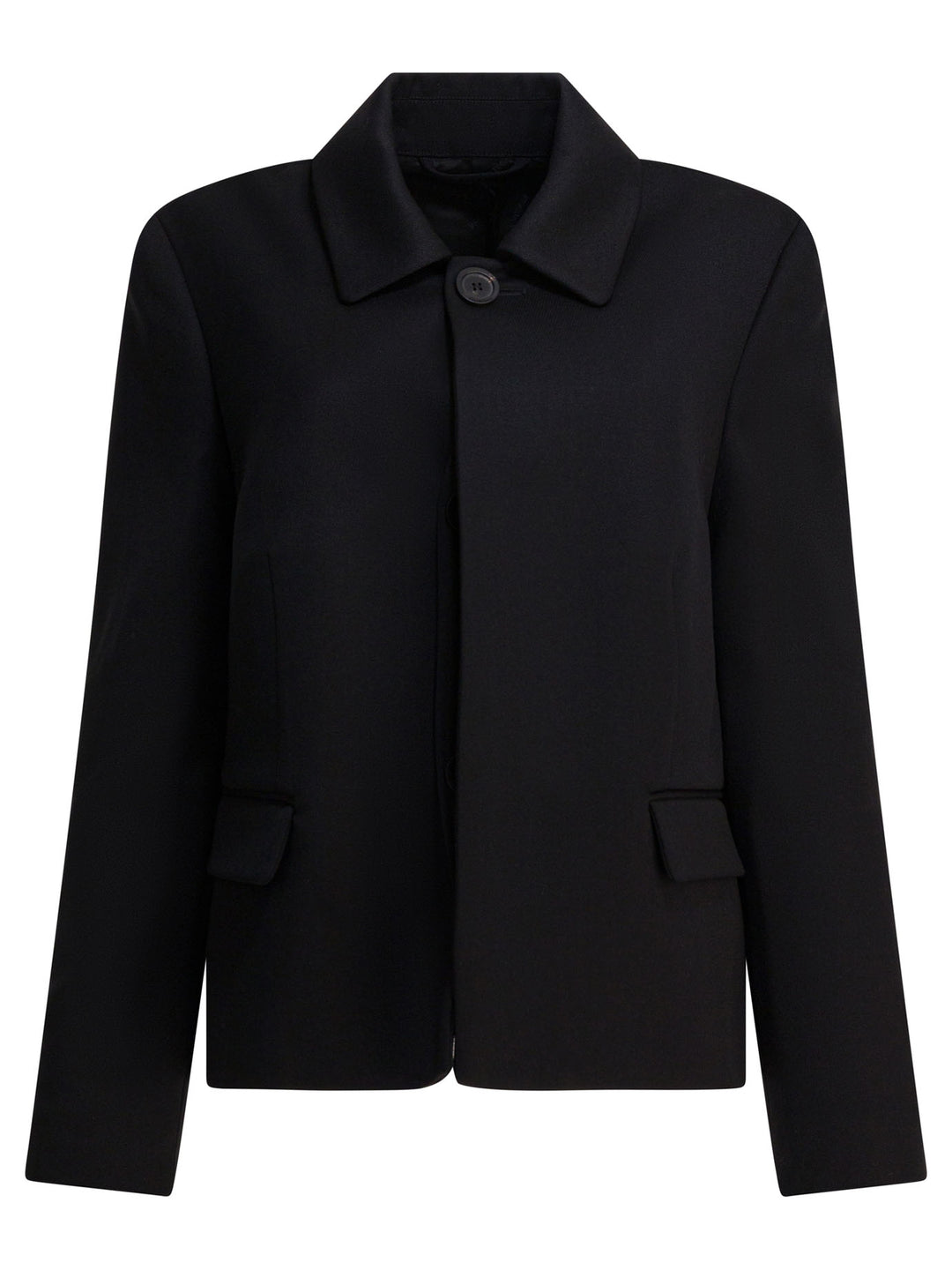 Balenciaga Wool Jacket Jackets and Coats - Nero | cb0919e95761d6938142e3720c435ea3f689424d