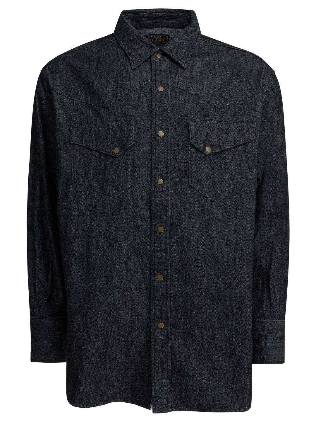 Beams Plus Western Double Dye Shirts - Blu | 11f91dd6baae9c9a609ff26f38e97b70d57ff34b