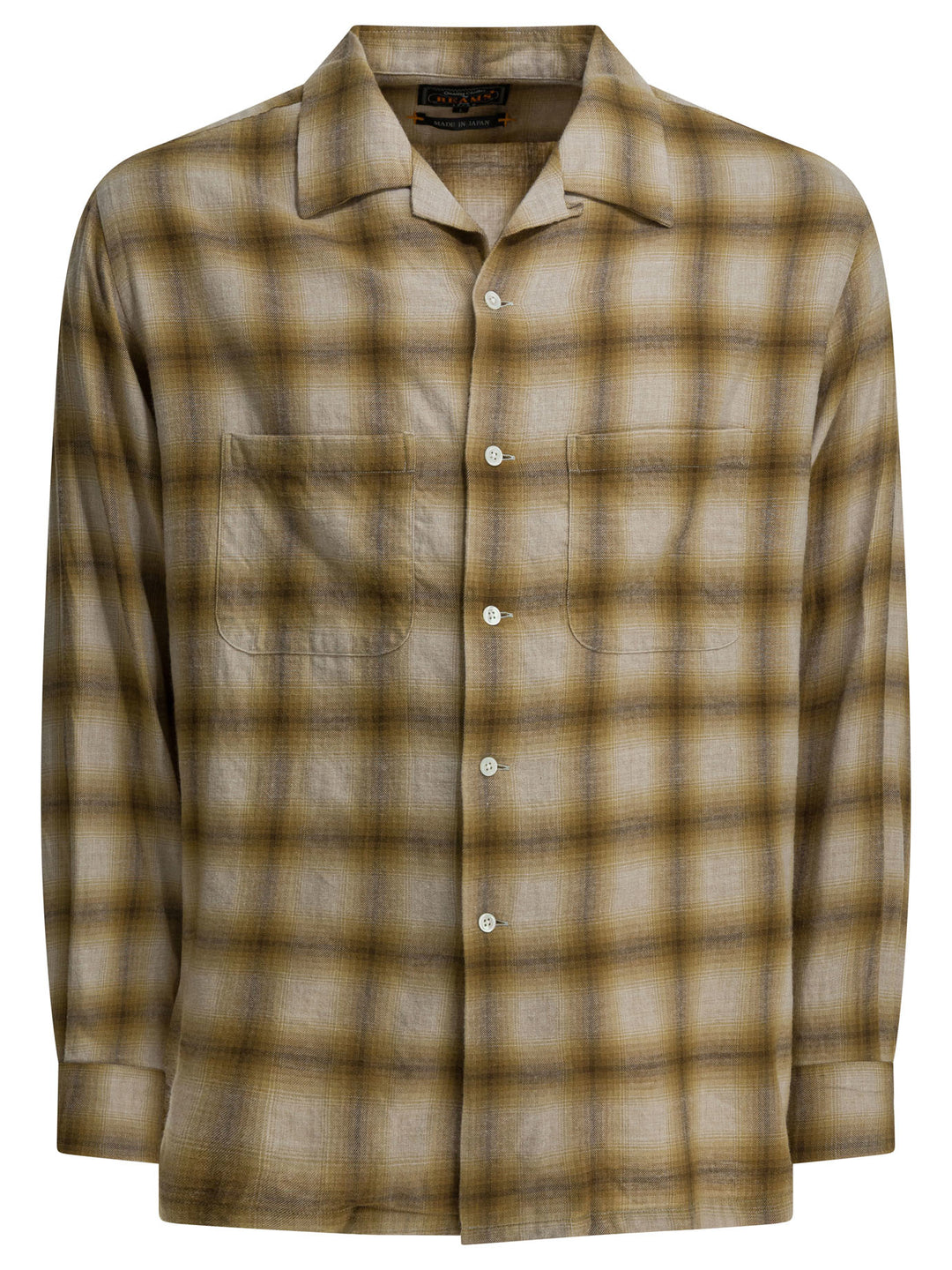 Beams Plus Wool Blend Check Shirt Shirts - Marrone | f17a3b7b2454a2c6fc6b9eabcd29eaee7e5fd2ed