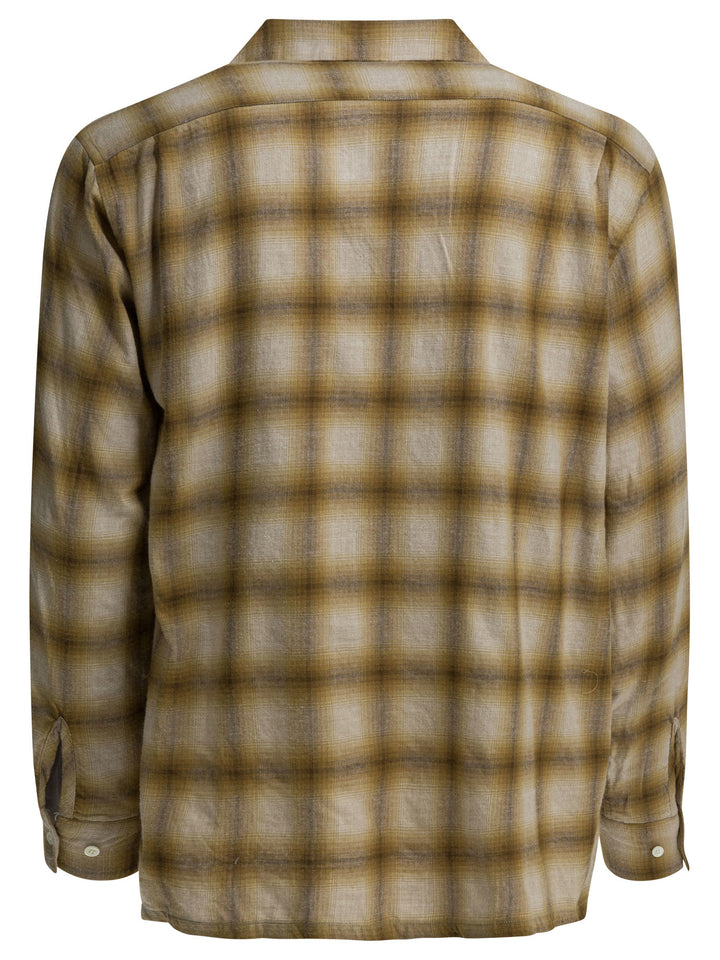 Beams Plus Wool Blend Check Shirt Shirts - Marrone | 62aedef08f1e62a372662c29c6abbd08cb58ecfa