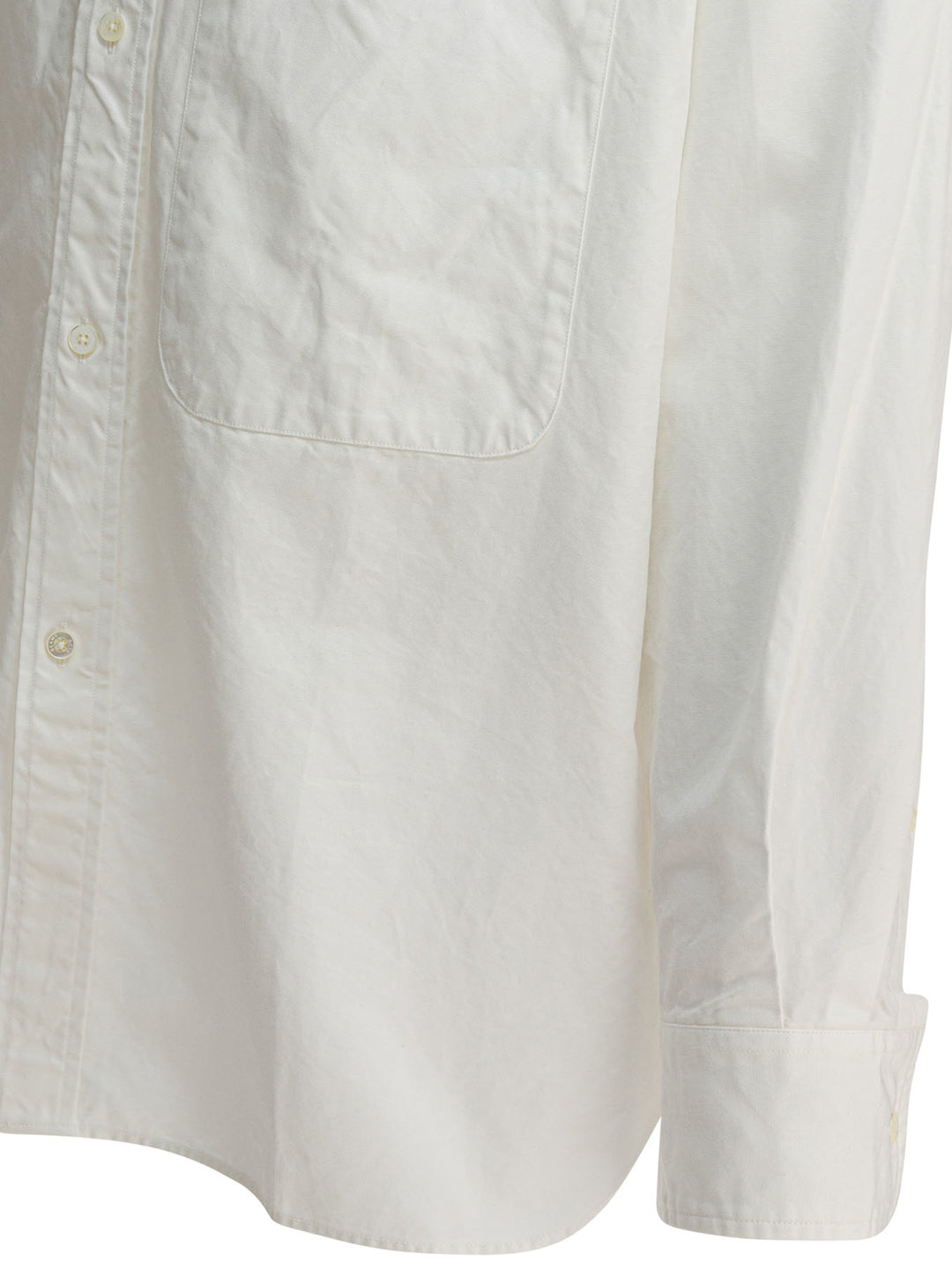 Beams Plus Lisa Oxford Sn Shirts - Bianco | 58502b210d50385c3995517729792d9d893051b3