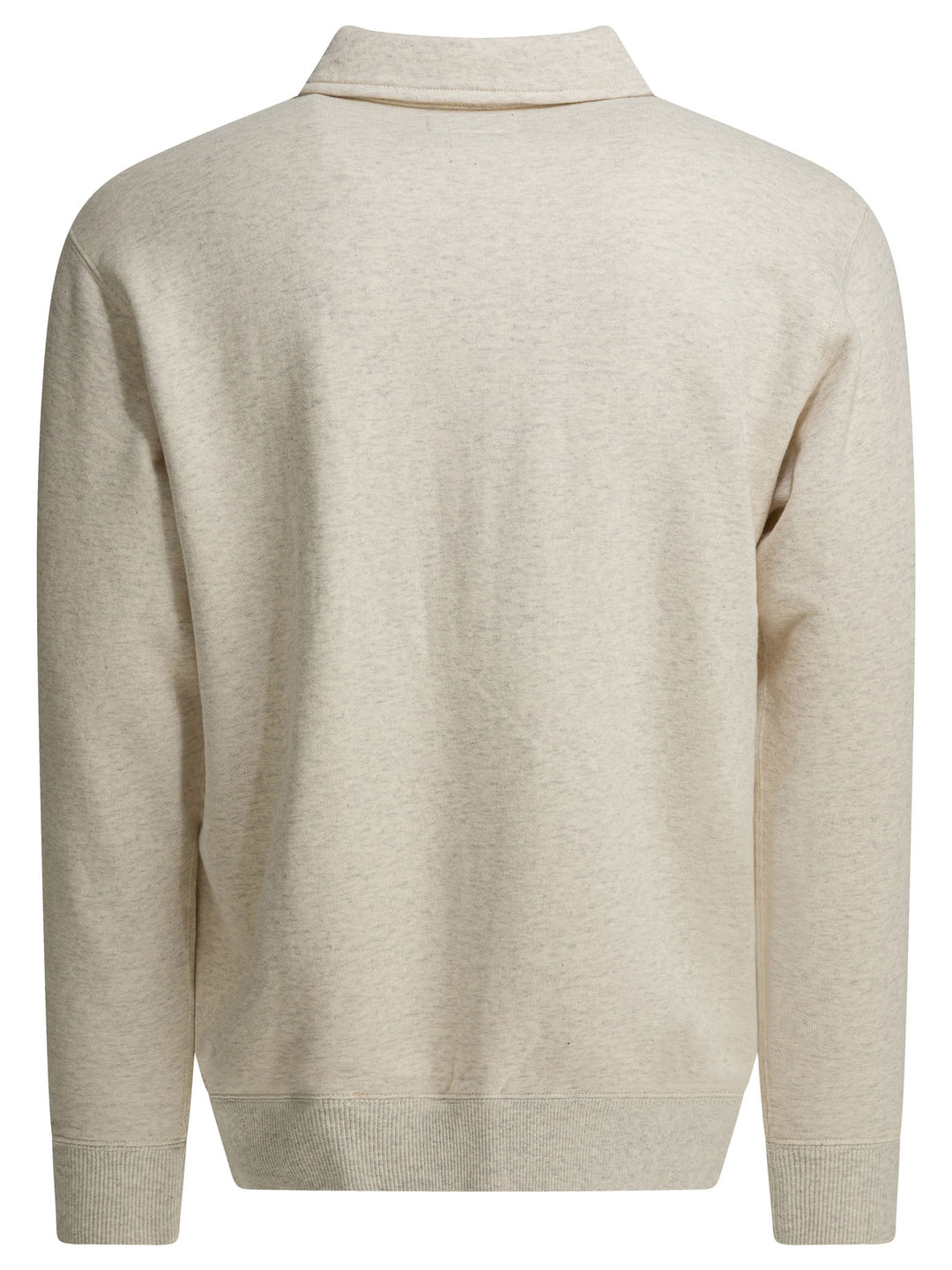 Beams Plus Half Zipper Sweatshirt Sweatshirts - Bianco | 664f4bdada6e2ec9c2483892d19afb5cd7dbfde0
