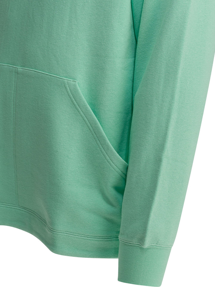 Beams Plus Half Zipper Hoodie Sweatshirts - Verde | adefc9ea357ea4ad9acbaa58726cd18b7945f6e4