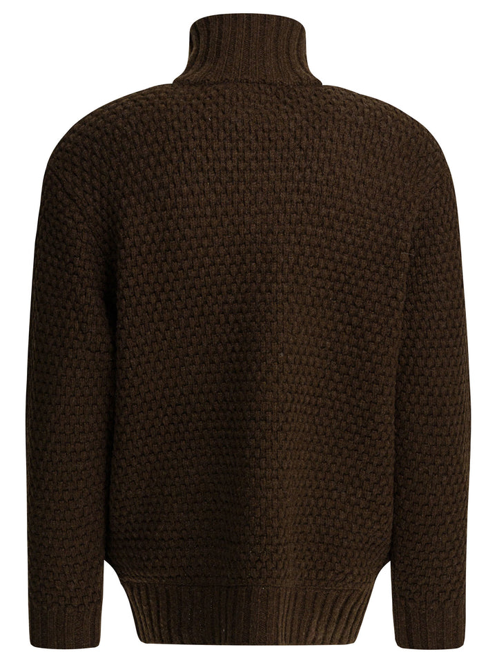 Beams Plus  Knitwear - Marrone | db41a57192fdfbaeb15e9a8589dba2e83b6d4ff1