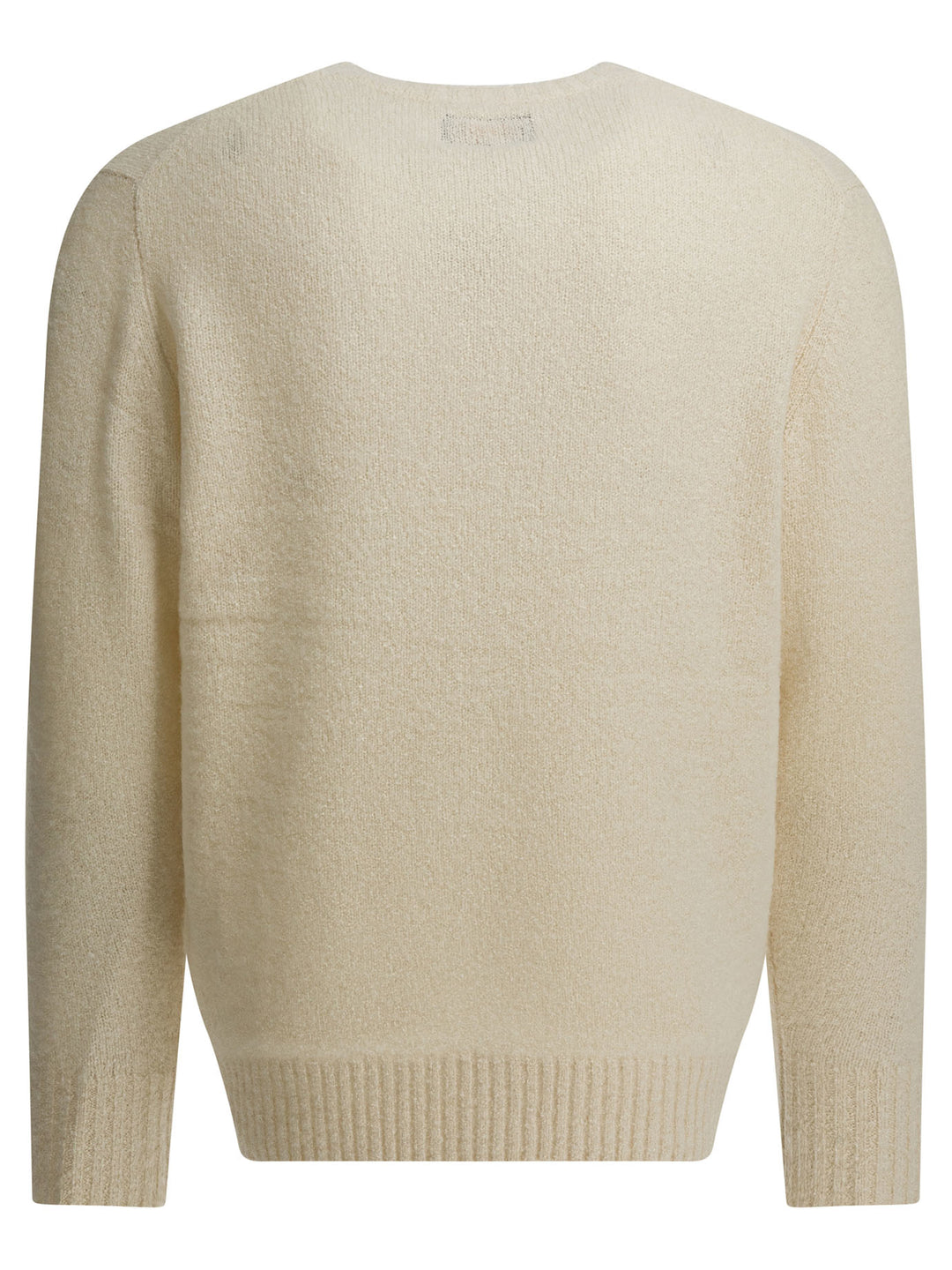 Beams Plus Cashmere Blend Crewneck Sweater Knitwear - Bianco | 178fde4c8da78e02a2df7b9f1377722d3c7efc17
