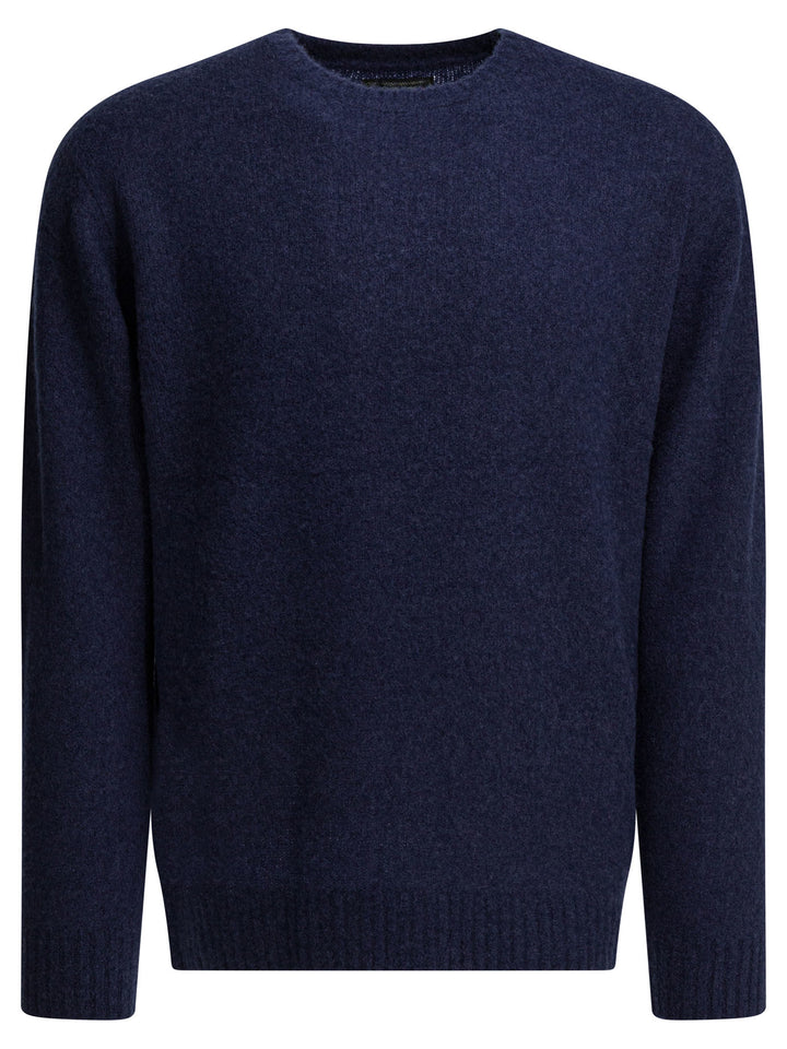 Beams Plus Cashmere Blend Crewneck Sweater Knitwear - Blu | 1c00862913c919df8c8bc98fb4e8e22b07d88c52