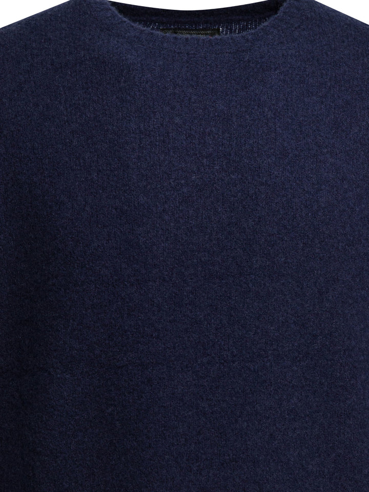 Beams Plus Cashmere Blend Crewneck Sweater Knitwear - Blu | d06bc61fe79892e154755589d1e1258963084ad7