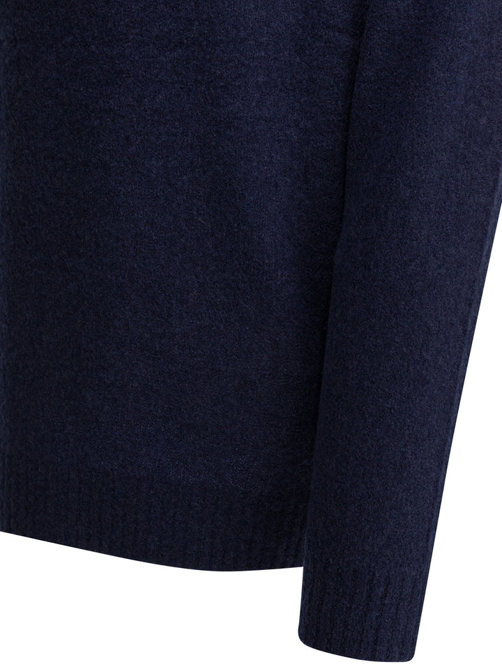 Beams Plus Cashmere Blend Crewneck Sweater Knitwear - Blu | c5b6093f906c2008c6dfc9f6748d8413976636b8