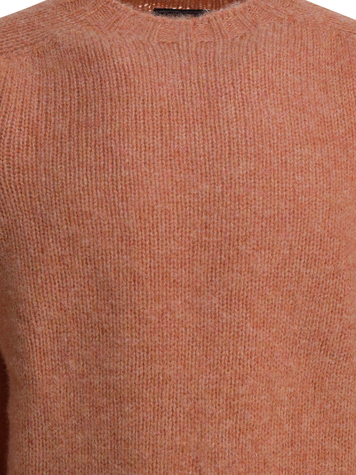 Beams Plus Shaggy Bernard Knitwear - Arancione | cc80cbe95ad336f4c1869bb8dff9d483d7f104ab