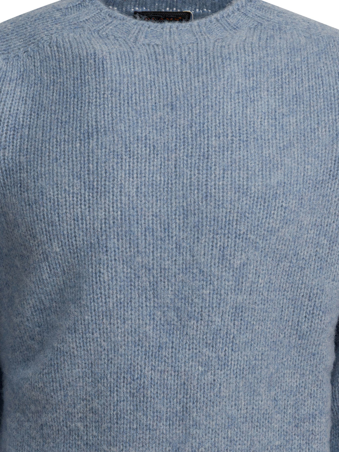 Beams Plus Shaggy Bernard Knitwear - Light blue | 168f80d86e2d6641ae7efb9215093dd860293abd