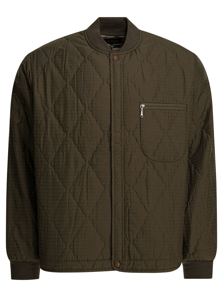 Beams Plus Quilted Nylon Jacket Jackets and Coats - Verde | 435f46f1b8d9b1a2739eb0d4d7d639c63894fd25