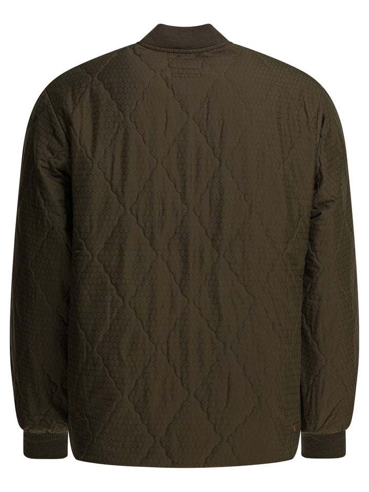 Beams Plus Quilted Nylon Jacket Jackets and Coats - Verde | 897948880a936ad3a27171b61162522c7b0f2684