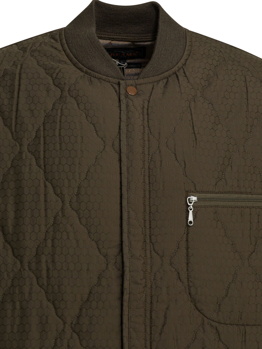 Beams Plus Quilted Nylon Jacket Jackets and Coats - Verde | eb65e74b5630a0227107225b862974f2d9550d68