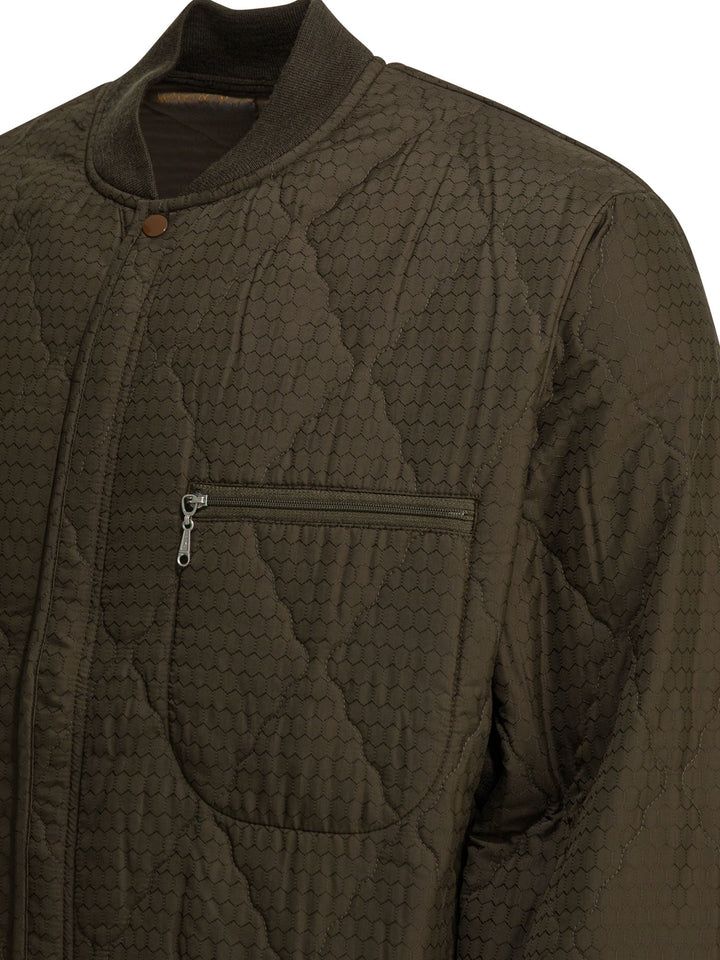 Beams Plus Quilted Nylon Jacket Jackets and Coats - Verde | c9d90927ad39c683b5eacce3bee3ef12e58d5d27
