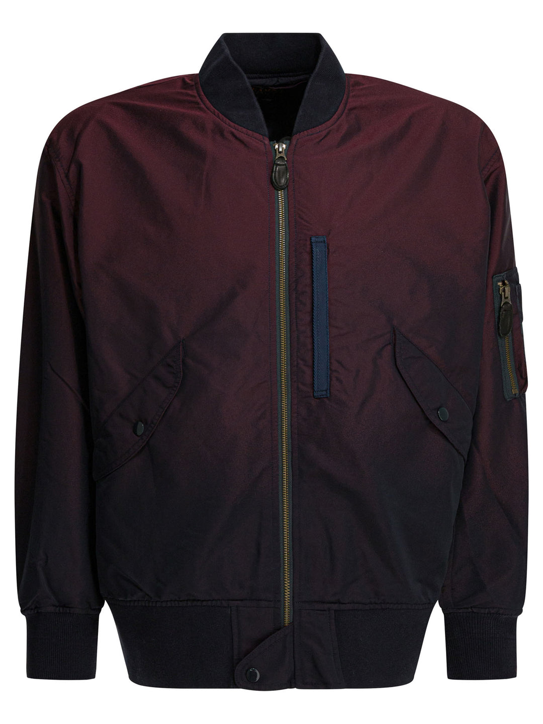 Beams Plus Solid-Colored Bomber Jacket Jackets and Coats - Bordeaux | 05eb93141fe6b74367eae166eabbbf42cc54848b