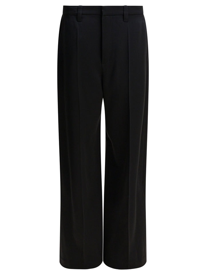Brunello Cucinelli Wide-Leg Pants Trousers - Nero | a02fc97fbb06bb750a86c423206460fcc4c28425