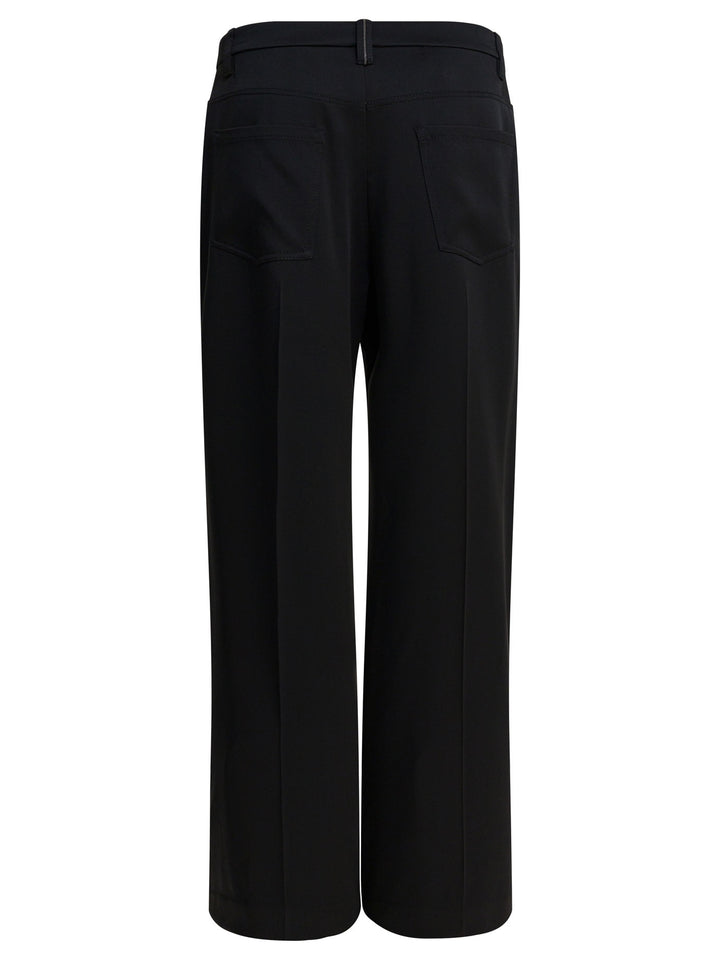 Brunello Cucinelli Wide-Leg Pants Trousers - Nero | f43ffd0b6ee5151c0f1cb0c25dec446147629f99