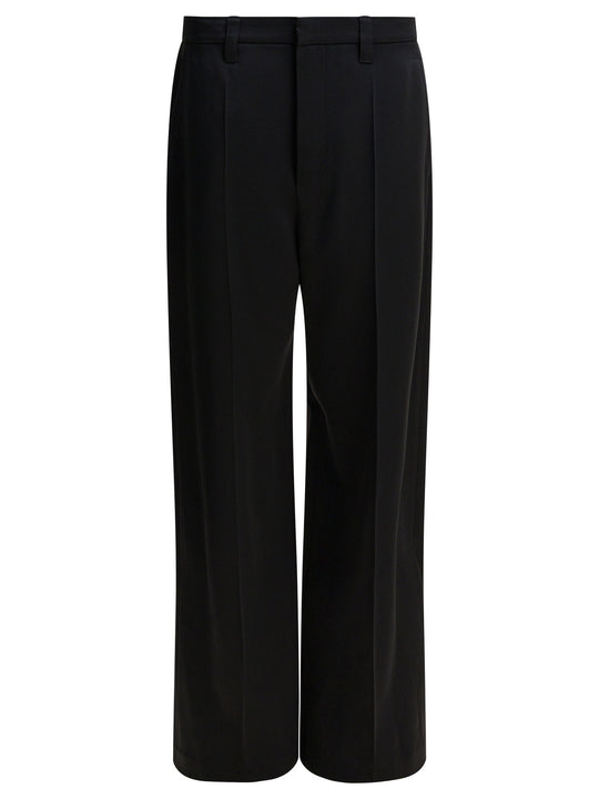 Wide-Leg Pants Trousers Nero