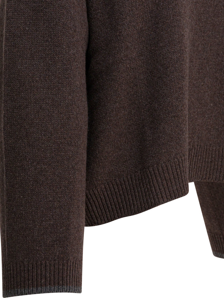 Brunello Cucinelli Cashmere Turtleneck Sweater Knitwear - Marrone | ae38efc353761d80c9e2015589a58fc17015f366