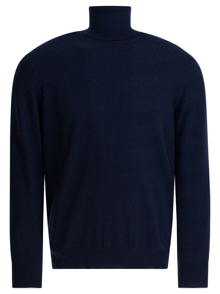 Brunello Cucinelli Cashmere Turtleneck Knitwear - Blu | 7f2dcc102f94a33511dcad56e5364e978592f654