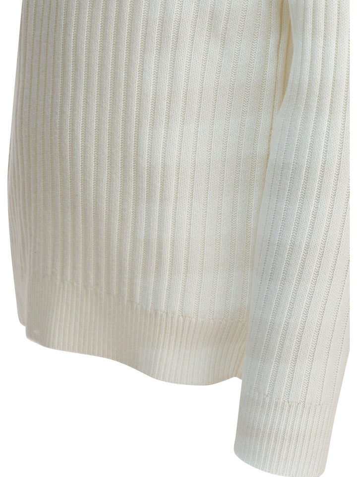 Brunello Cucinelli Cashmere Turtleneck Knitwear - Bianco | 5b2f2fa0143b045dda1c962941c7d4fd4b55c79e