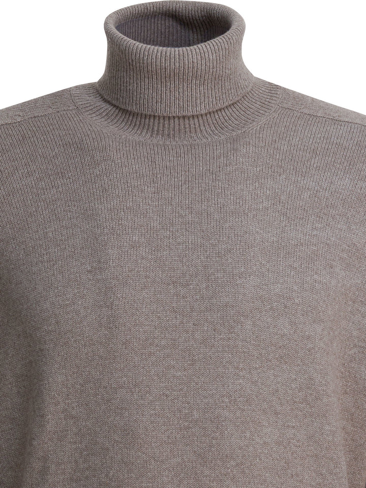 Brunello Cucinelli Cashmere Turtleneck Knitwear - Beige | 8532c99f3ded94095ed9a8a3e116d3b63503b13a