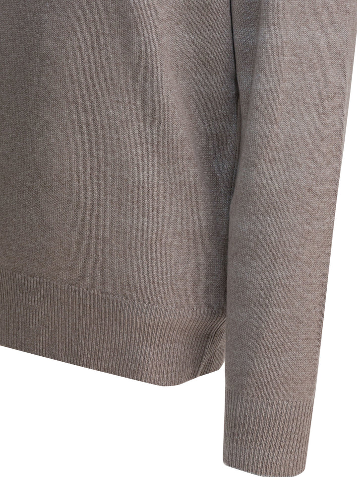 Brunello Cucinelli Cashmere Turtleneck Knitwear - Beige | 2089aa6be0f45b8cb84dabd92bfef89e621bb206