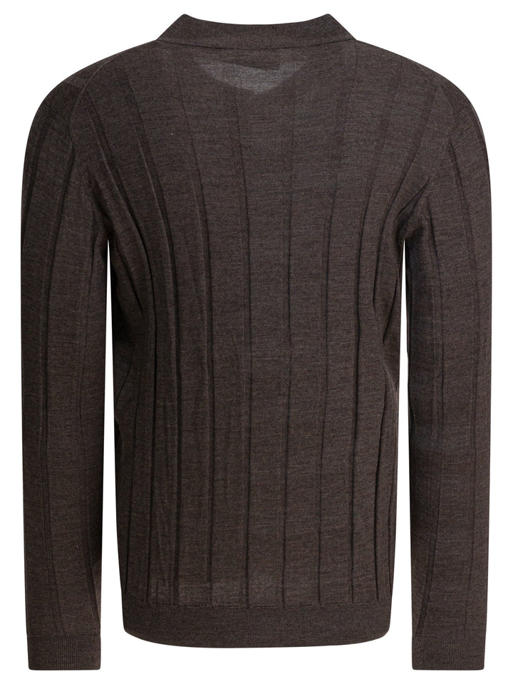 Brunello Cucinelli Wool And Cashmere Crewneck Sweater Knitwear - Marrone | 5358ee5b911a18b8f75b4e9651aab89dc30fc7cd