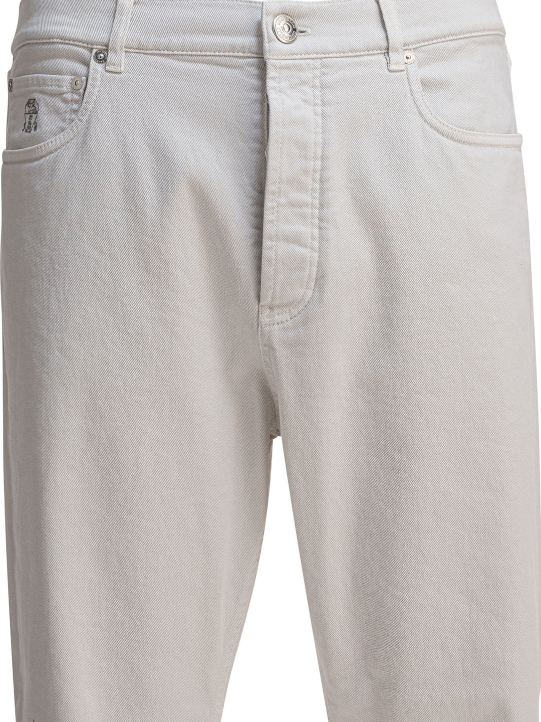 Brunello Cucinelli Straight-Leg Jeans - Bianco | c95261387ec4a6060d09151039badc10c2bc4c17