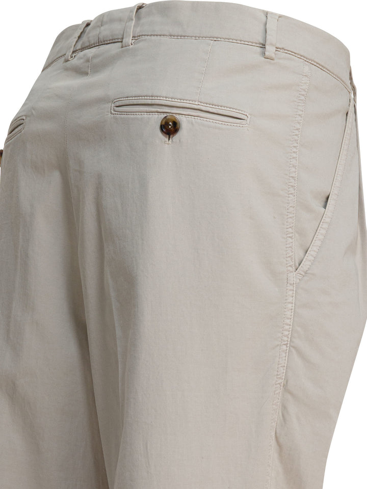 Brunello Cucinelli Cotton Chino Pants Trousers - Beige | a321cab79e3969934109b0f4265baa76f6f64cd8