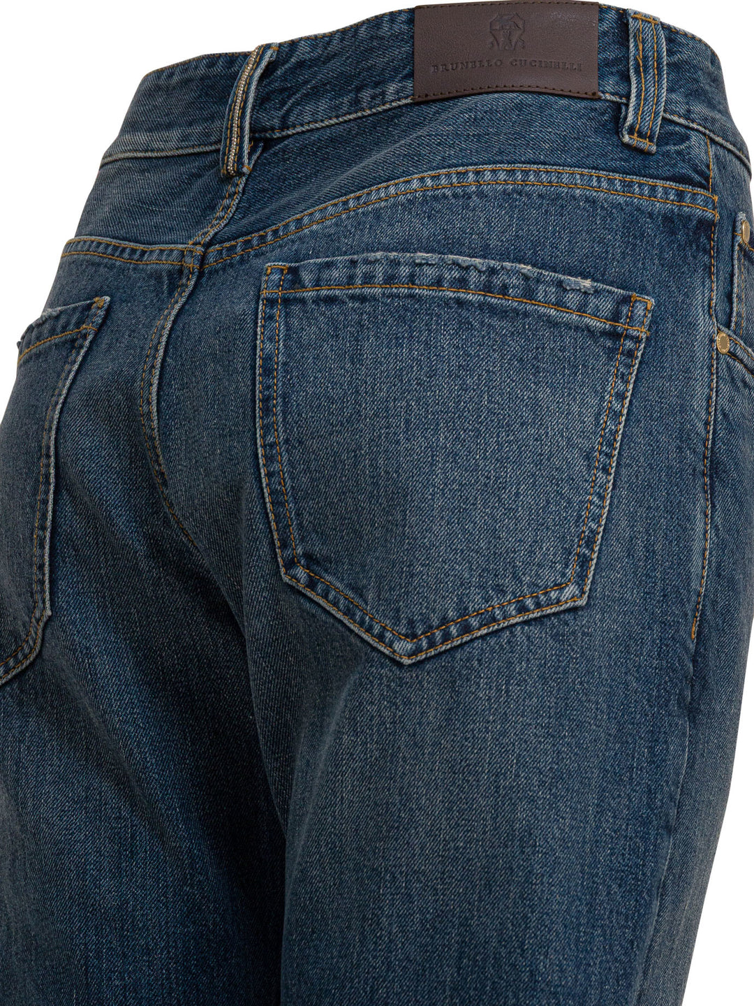 Brunello Cucinelli Column Jeans - Blu | 87c2d573a316f9b7ab3f48462735e3ebeb244030