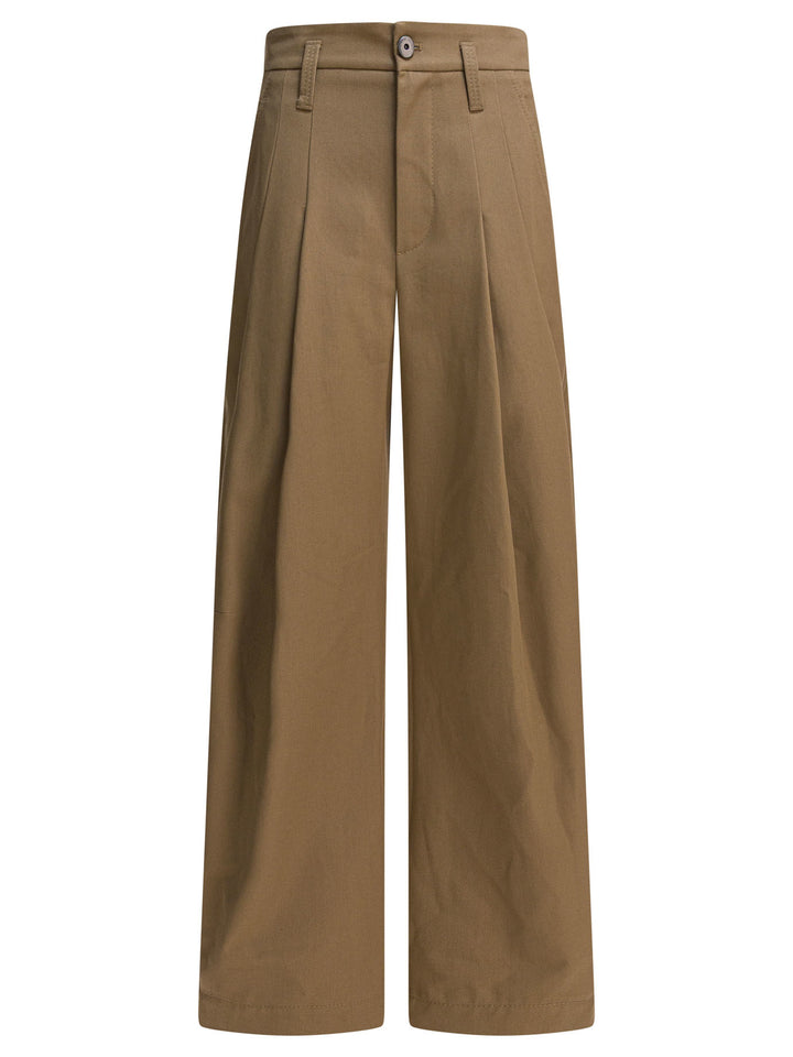 Brunello Cucinelli Baggy Trousers - Marrone | e1bc79da497228bf7ae048b6fad5d524cd7fb789