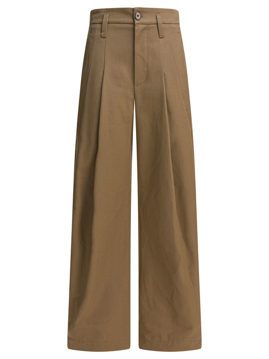 Baggy Trousers Marrone