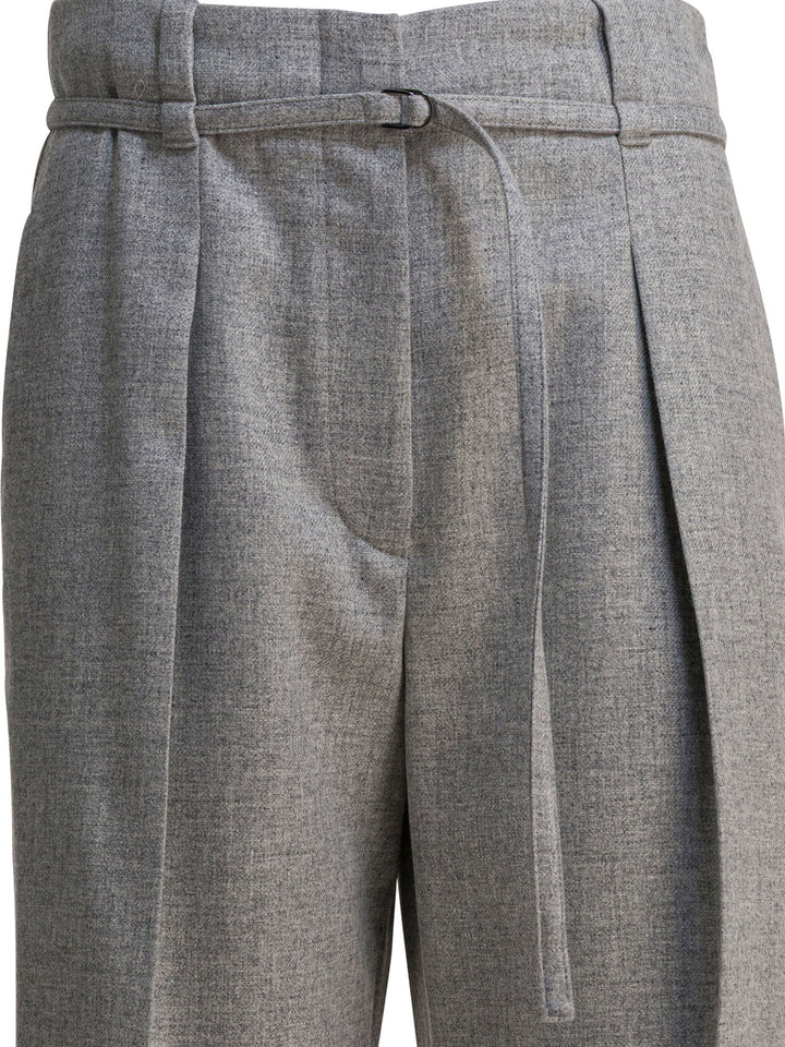 Brunello Cucinelli Wide-Leg Pants Trousers - Grey | 586df075d4a4c58dd30cb0a3daf033dc32d7d4d1