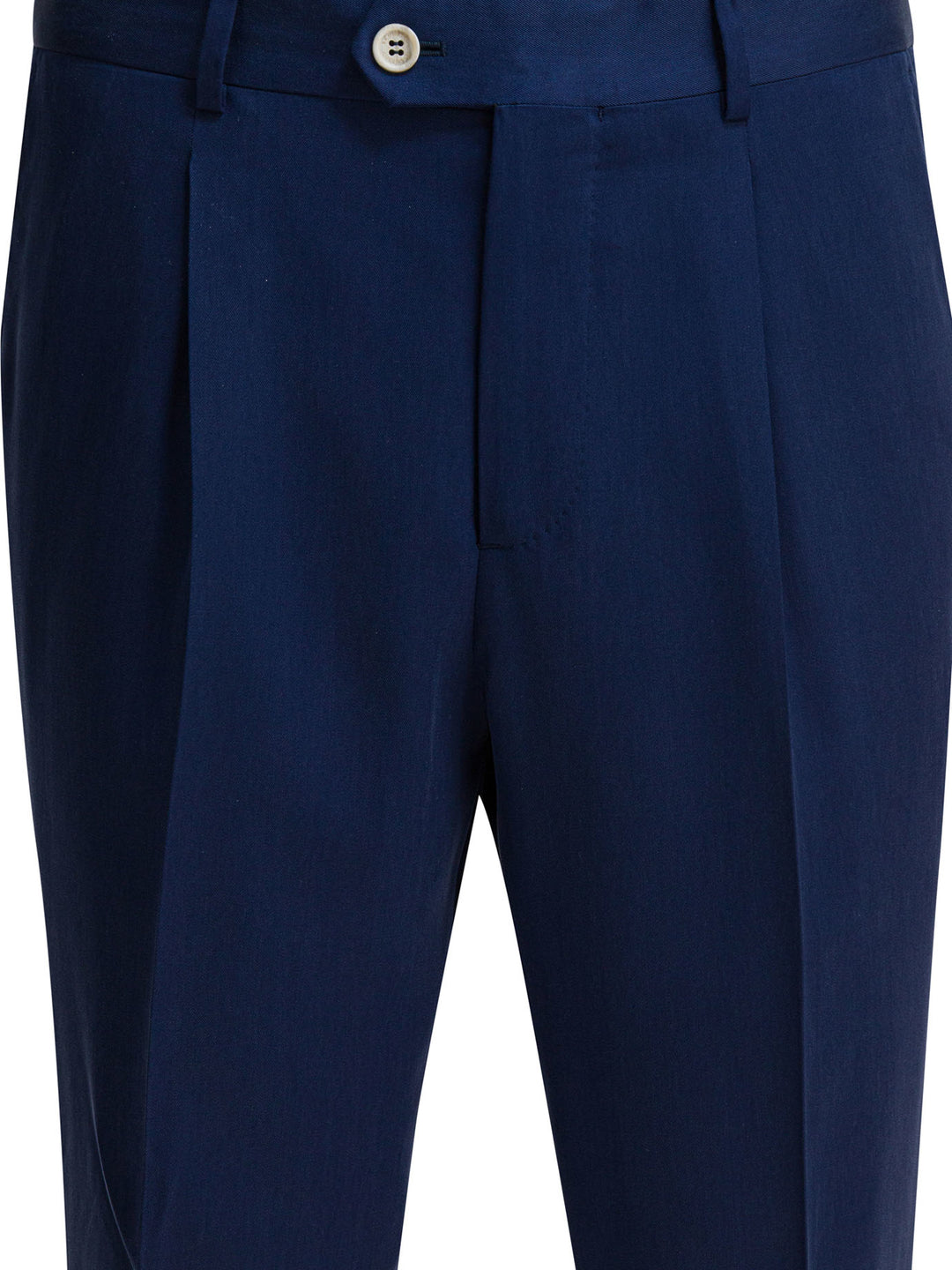 Brunello Cucinelli Silk Chino Pants Trousers - Blu | 2a473cf7be041cf60a7e4060aa2c372ebf07d7eb