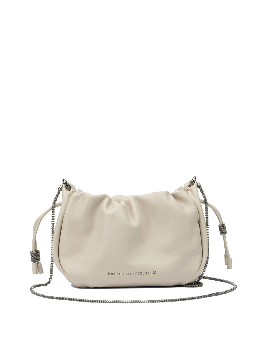 Brunello Cucinelli Bucket Mellow Borse a Tracolla - Beige | 1ead2fbe0f013a644cf253efc8bc31c6ec4d4462