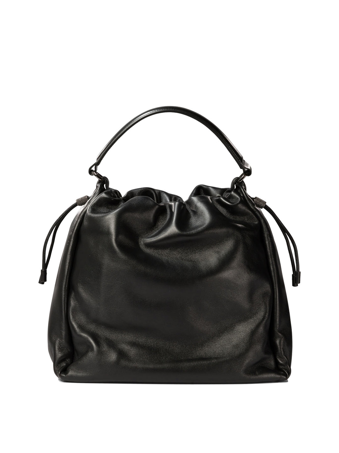 Brunello Cucinelli Bucket Mellow Handbags - Nero | e015a1845c8ba20dfe4f72c04aa6cf807b508777
