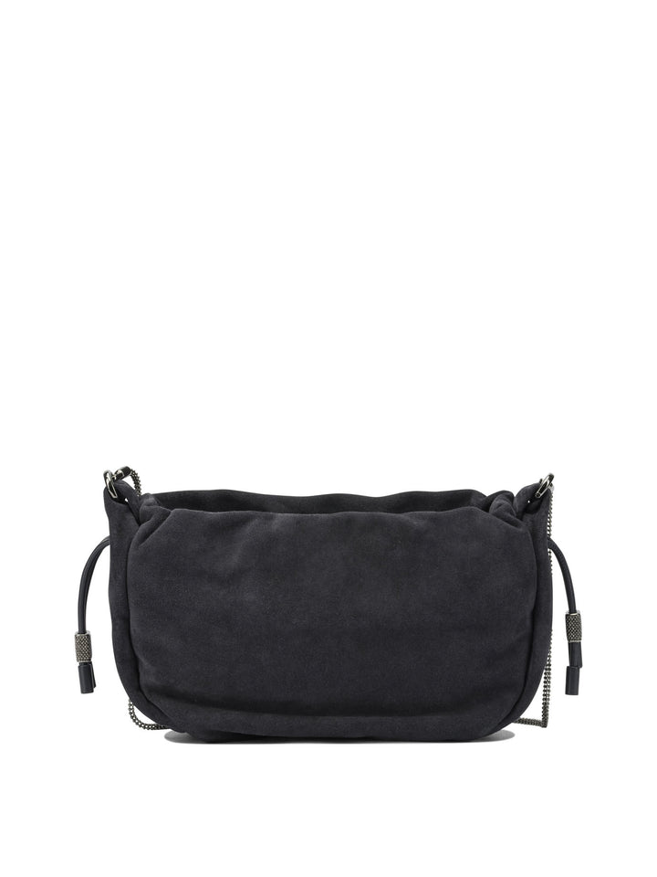 Brunello Cucinelli Bucket Mellow Borse a Tracolla - Blu | fbbd5d2d17696b511bc64276999b73dd1e044a07