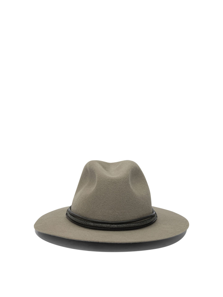 Brunello Cucinelli Wool Hat Cappelli - Beige | 92e54c1f427167208a3167b732ee85ce52c2c1a8