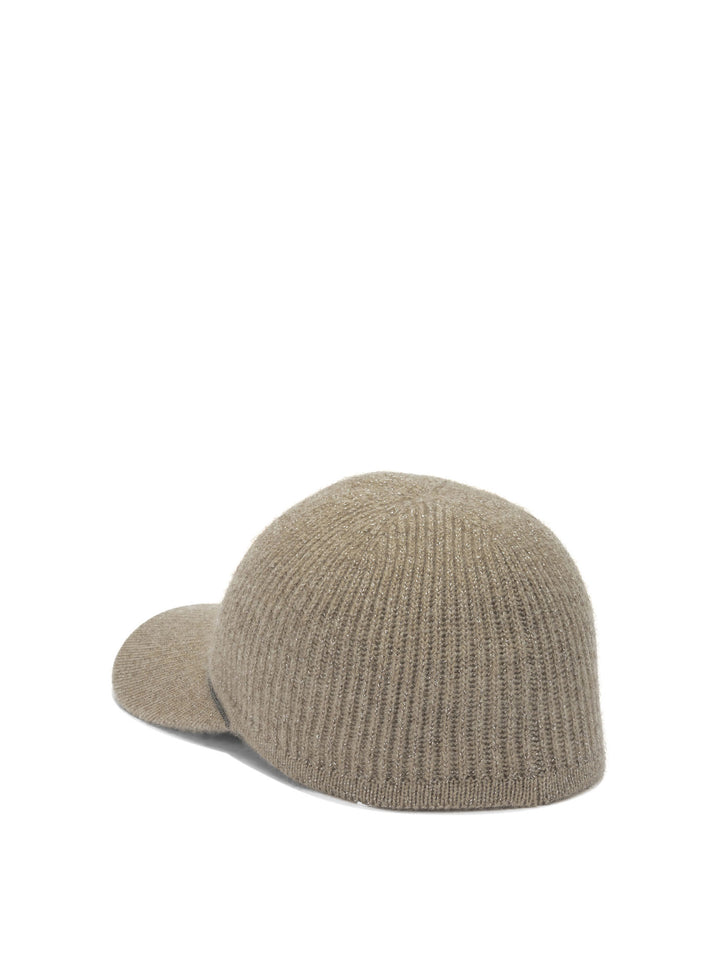 Brunello Cucinelli Cashmere Trucker Hat Cappelli - Beige | cd28ad26e0b9689a185e024edd161ad4aa39f87a